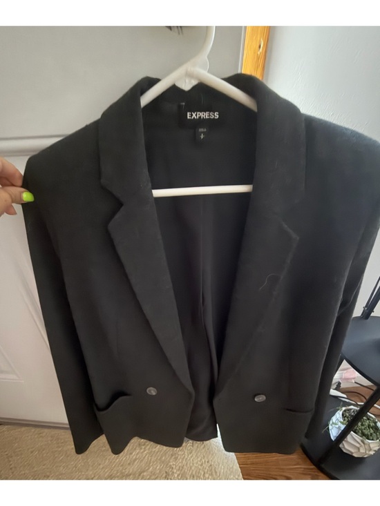 Express Jackets & Blazers - Express Black Double-Breasted Women's Blazer